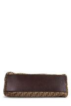 Fendi,  Brown Zucca Velour Bag Du Jour Medium, Brown