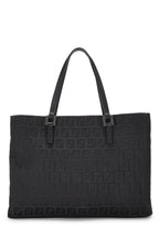 Fendi,  Pink Zucchino Canvas Tote Small, Black