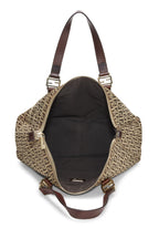 Fendi,  Brown Zucchino Canvas Tote Small, Brown