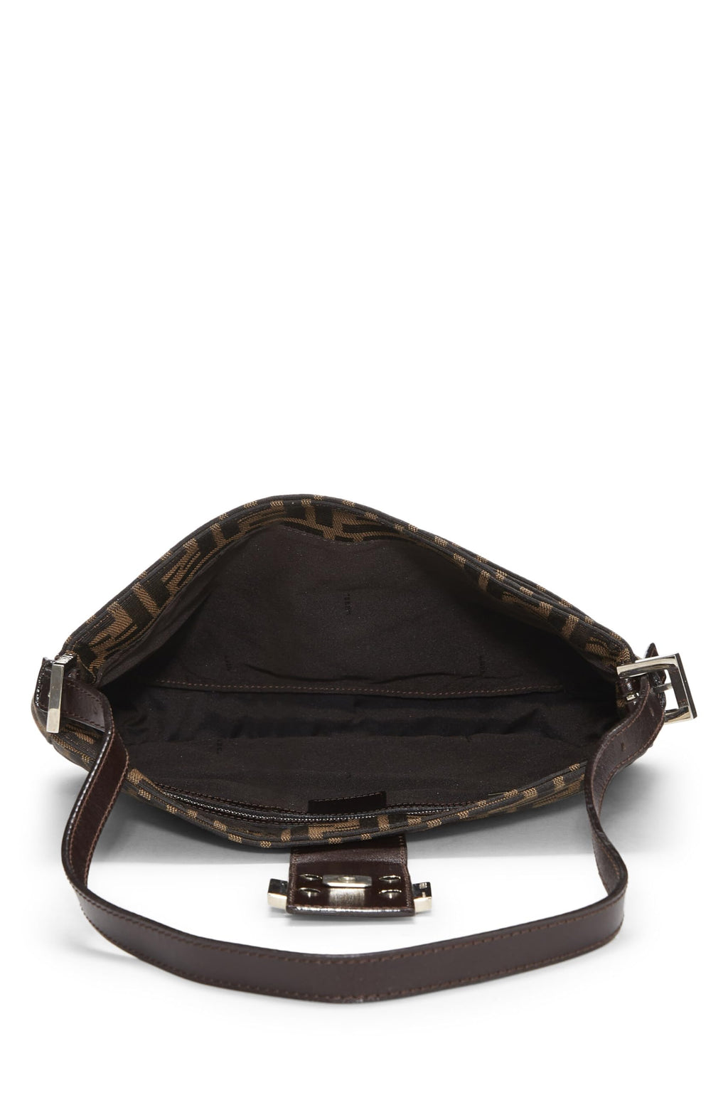 Fendi,  Brown Zucca Canvas Shoulder Bag, Brown