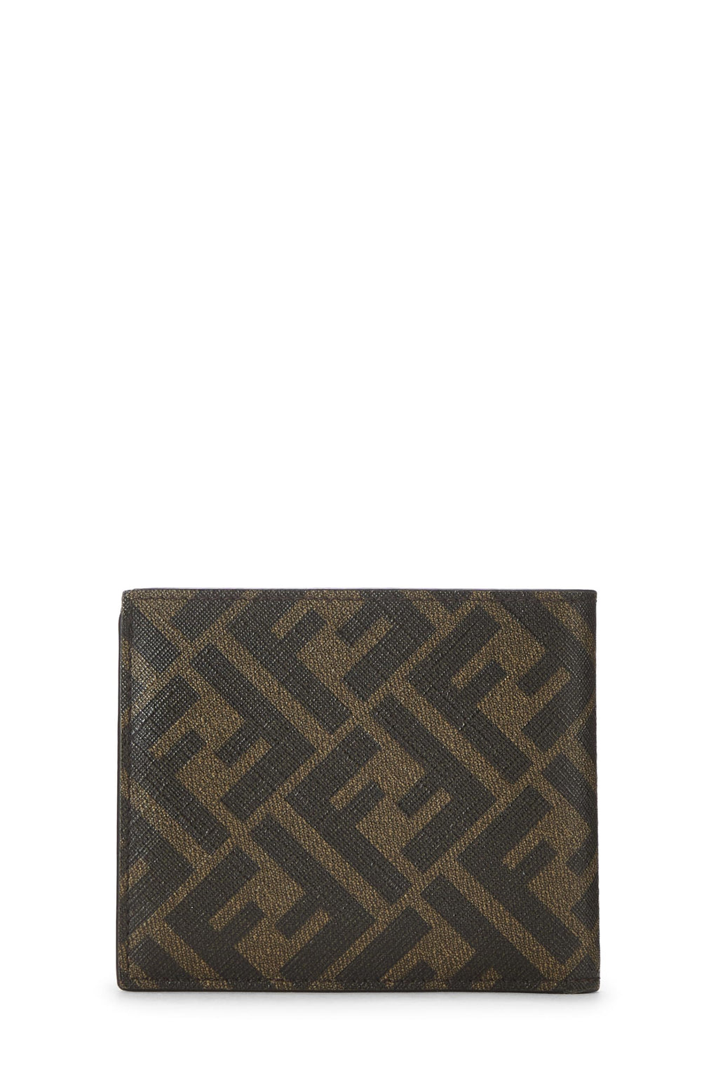 Fendi,  Yellow Zucca Coated Canvas Wallet, Yellow
