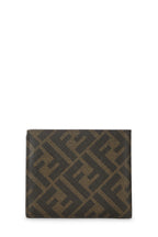 Fendi,  Yellow Zucca Coated Canvas Wallet, Yellow