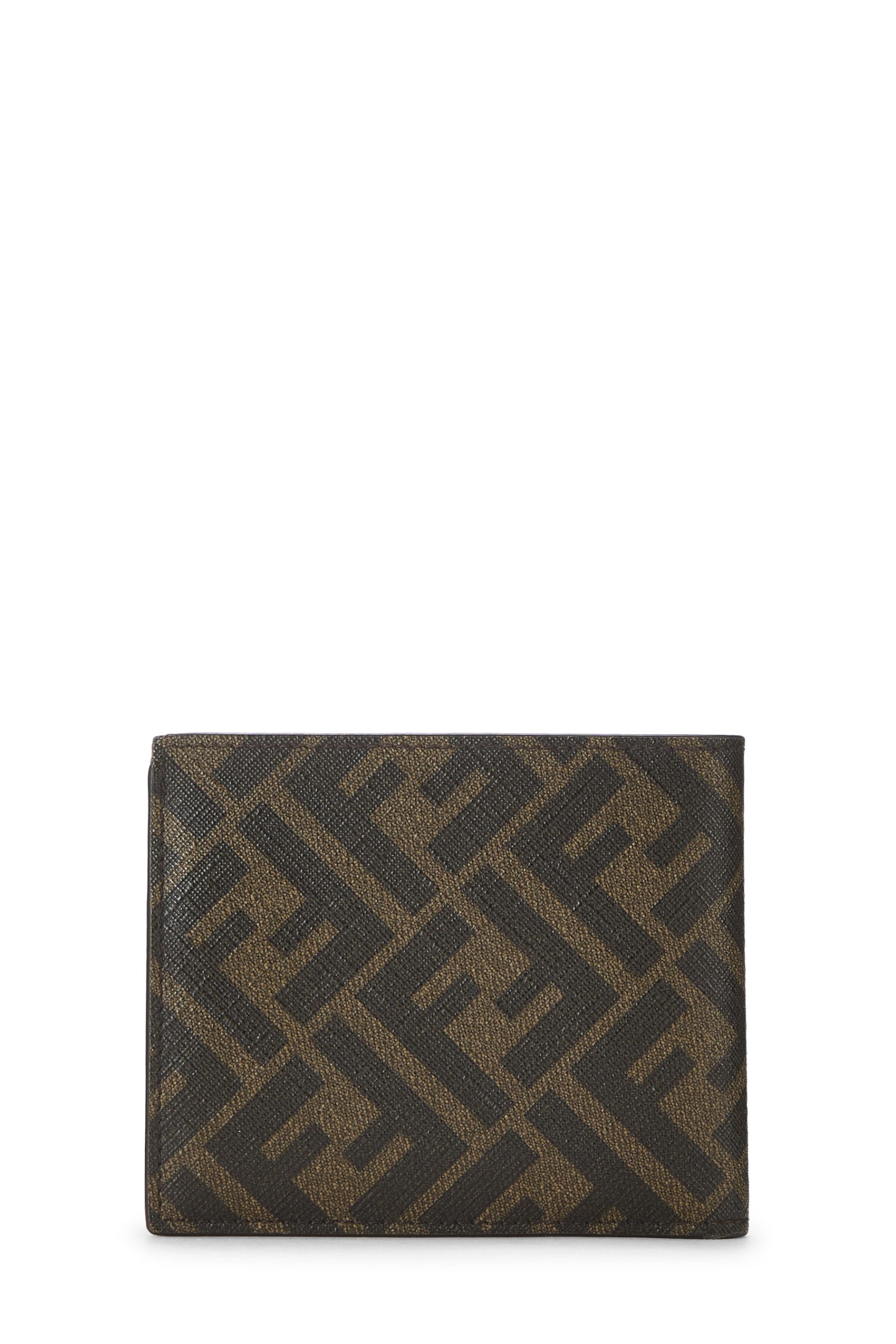 Fendi,  Yellow Zucca Coated Canvas Wallet, Yellow