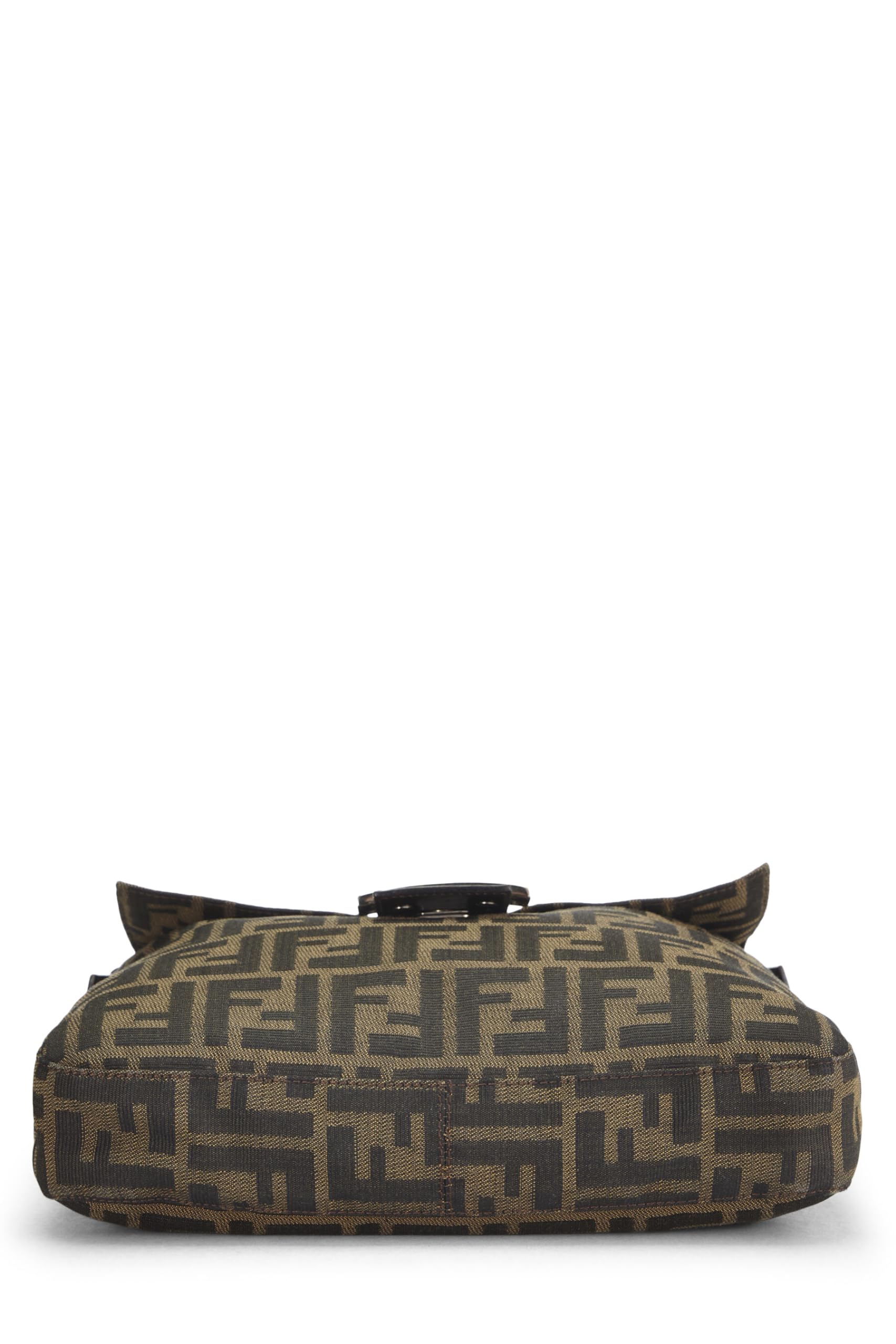 Fendi,  Brown Zucca Canvas Shoulder Bag, Brown