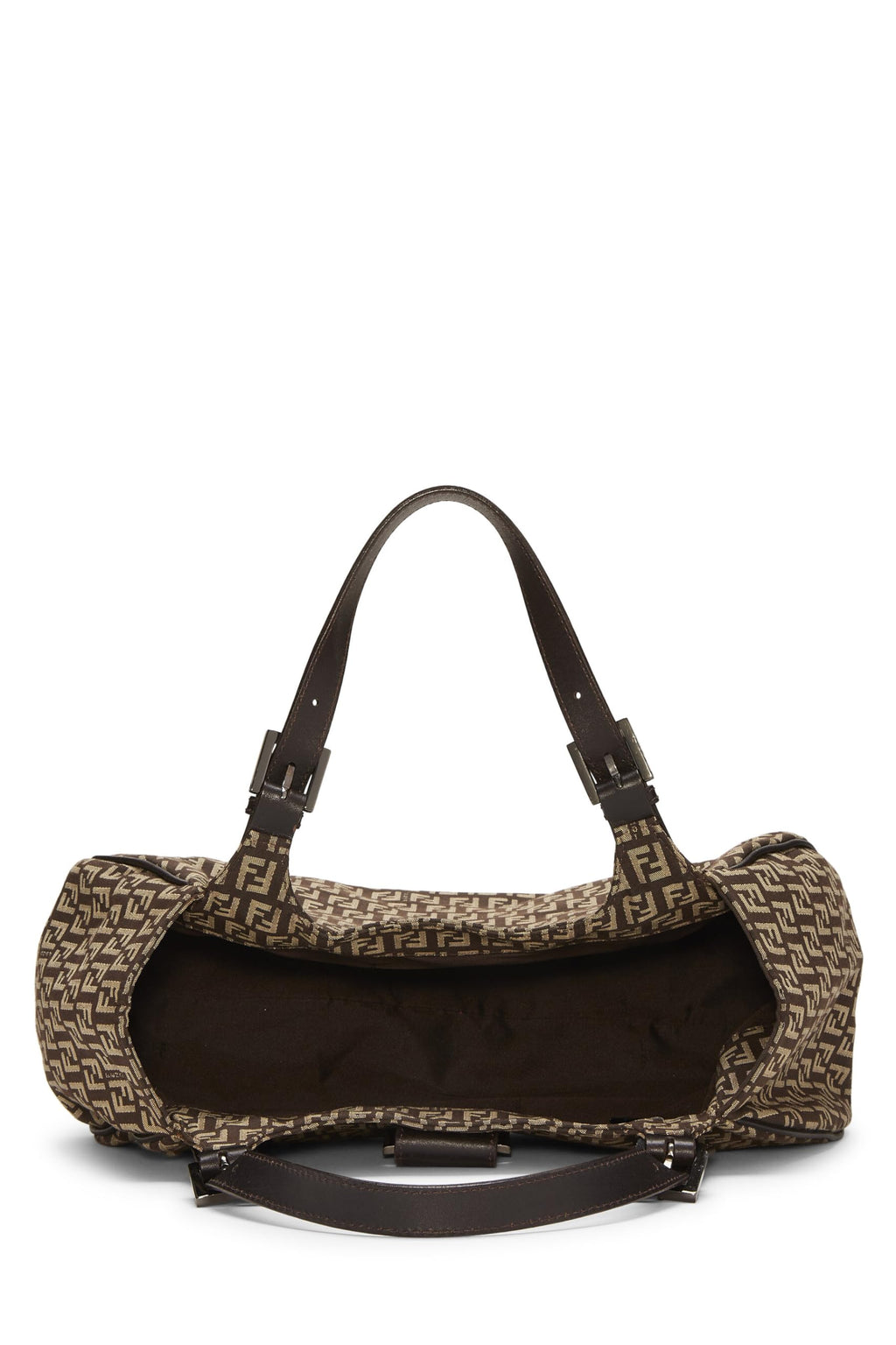 Fendi,  Brown Zucchino Canvas Tote, Brown