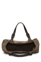 Fendi,  Brown Zucchino Canvas Tote, Brown