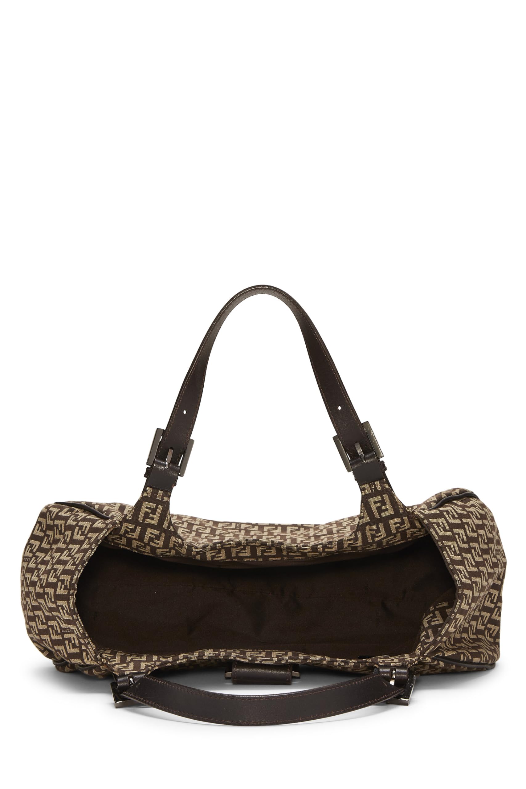 Fendi,  Brown Zucchino Canvas Tote, Brown