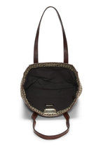 Fendi,  Brown Zucchino Canvas Tote Small, Brown
