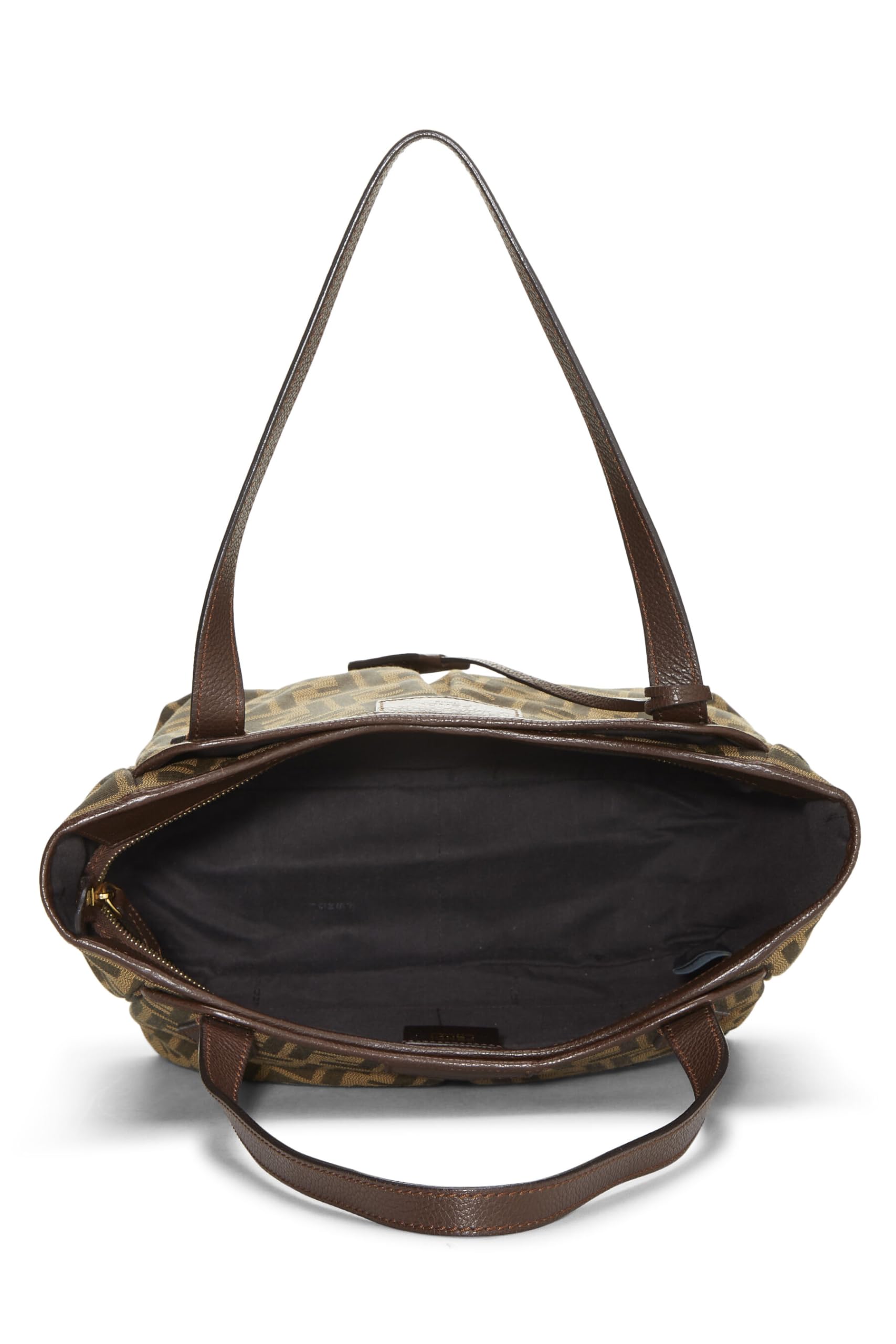 Fendi,  Brown Zucca Canvas Grand Shopping Tote Medium, Brown