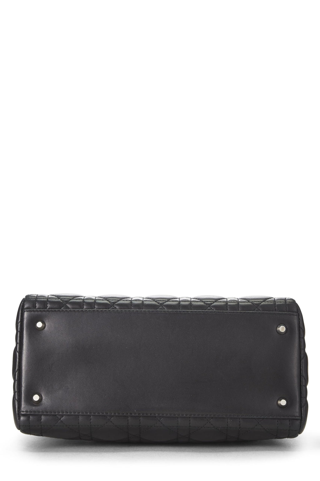 Dior,  Black Cannage Quilted Lambskin Lady Dior Medium, Black