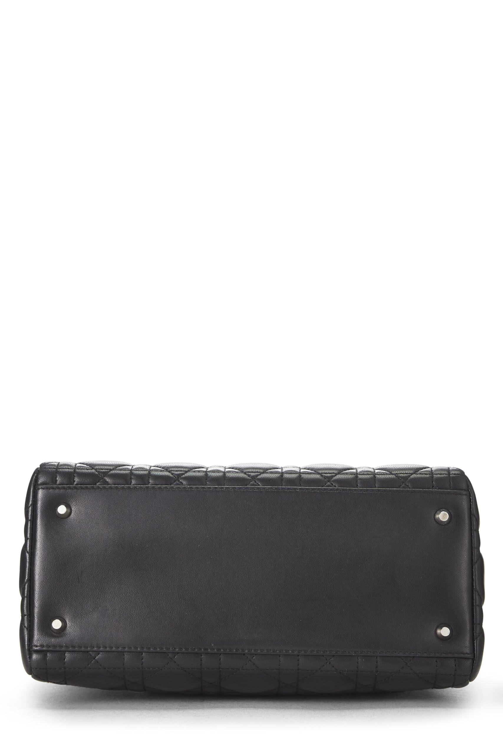 Dior,  Black Cannage Quilted Lambskin Lady Dior Medium, Black