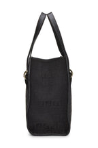 Fendi,  Black Zucchino Canvas Tote Small, Black