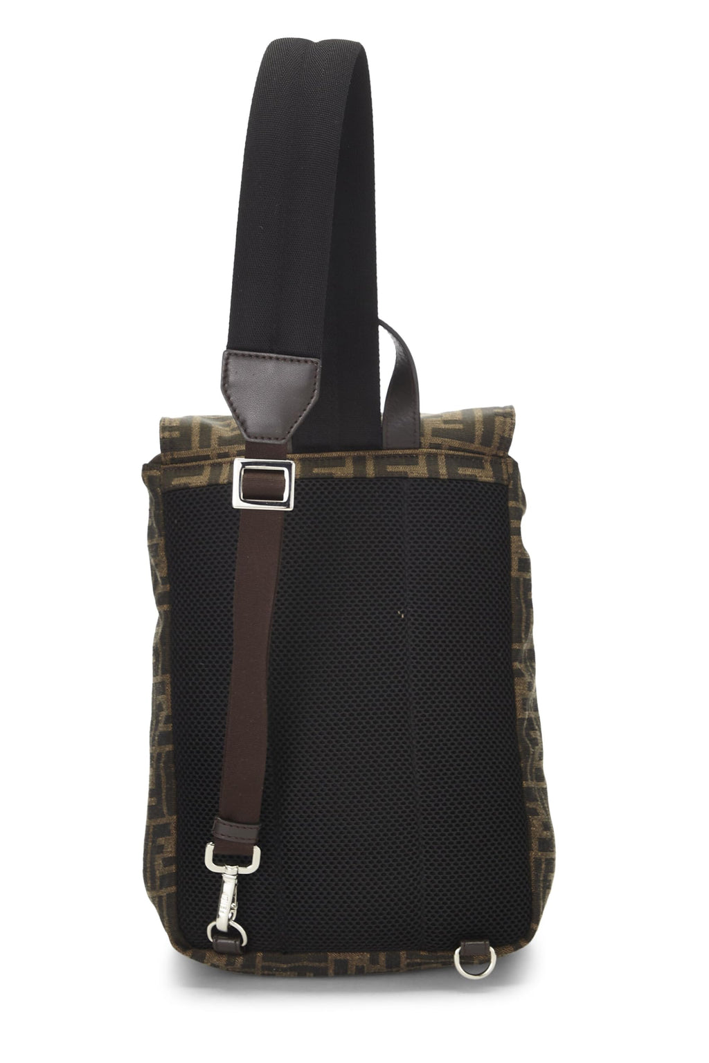Fendi,  Brown Zucca Fendiness Backpack Small, Brown