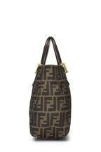 Fendi,  Brown Zucca Canvas Handbag Small, Brown