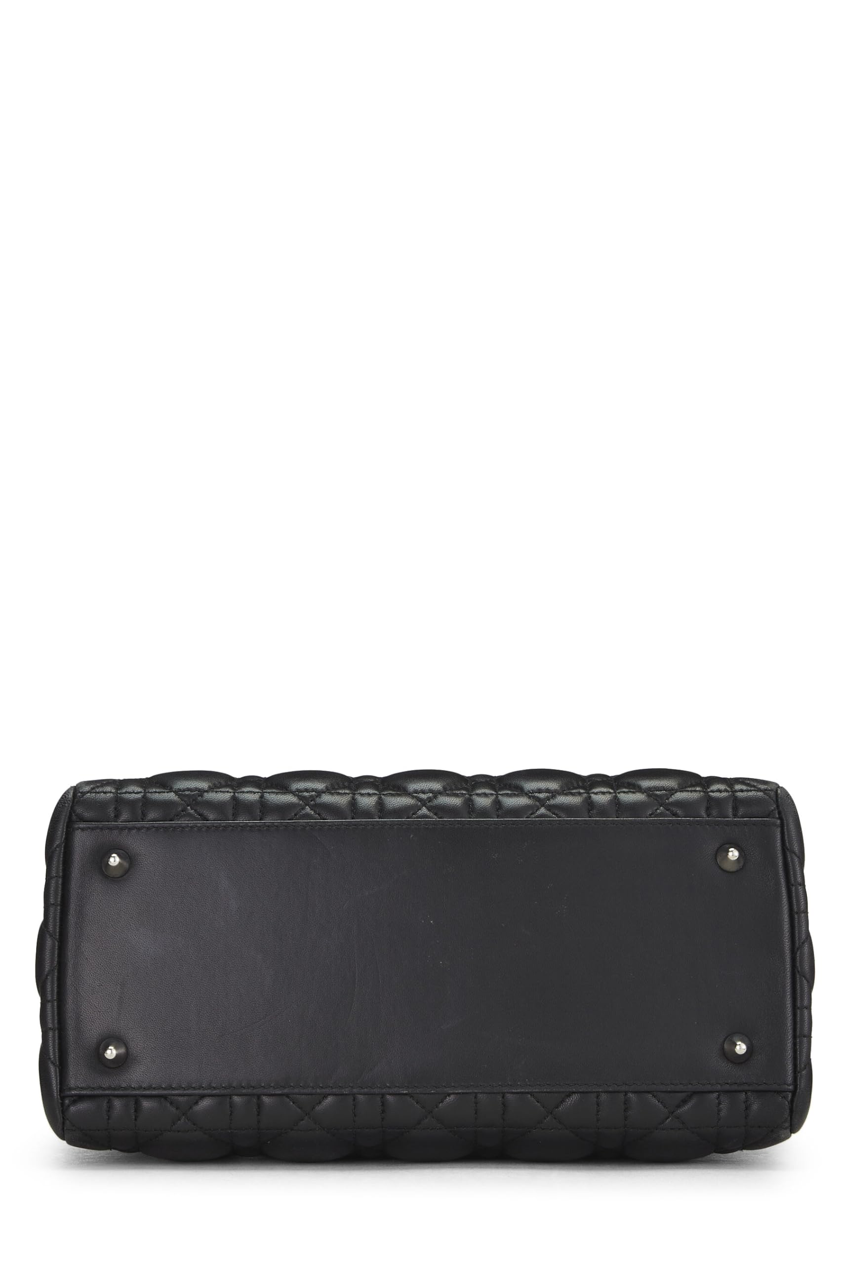 Dior,  Black Cannage Quilted Lambskin Lady Dior Medium, Black