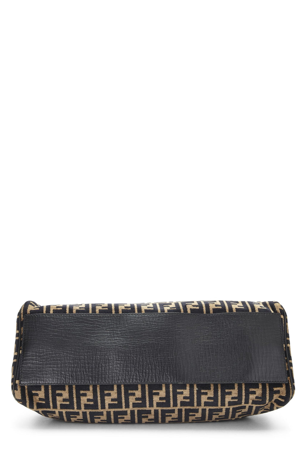 Fendi,  Black & Beige Zucca Velour Bag Du Jour Medium, Brown