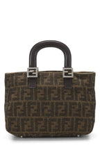 Fendi,  Brown Zucca Wool Handbag, Brown