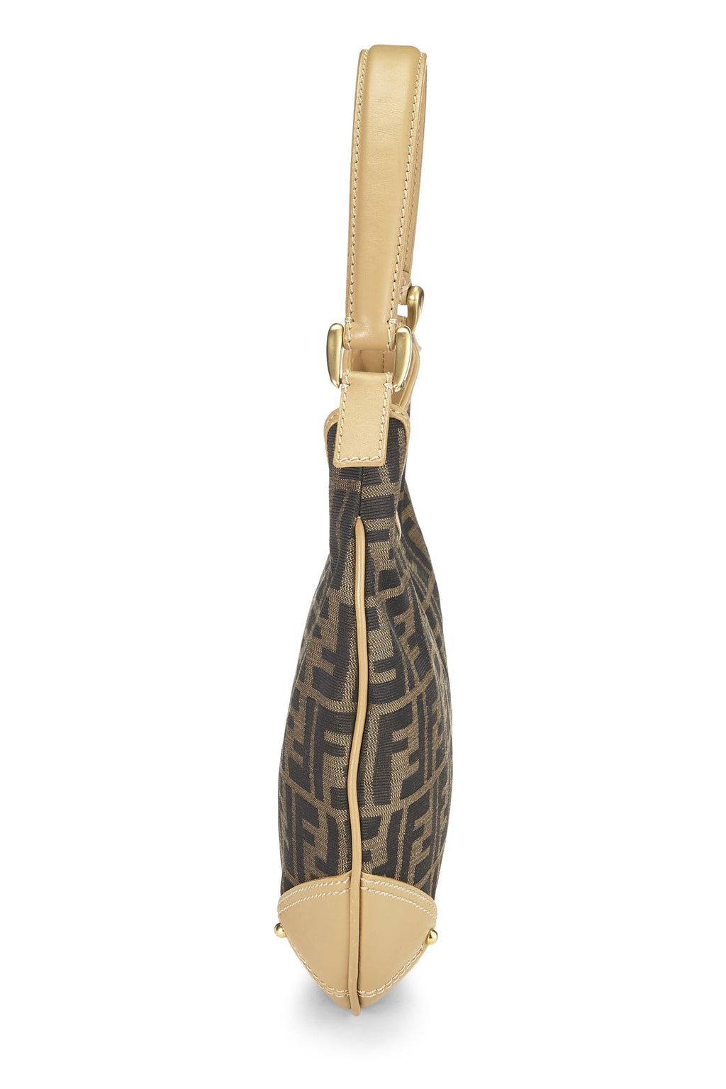 Fendi,  Brown Zucca Canvas Hobo, Brown