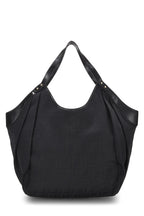 Fendi,  Black Zucca Canvas Chef Pocket Tote Large, Black