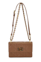Dior,  Brown Cannage Lambskin Miss Caro Bag Mini, Brown