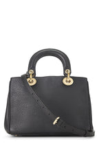 Dior,  Black Leather Diorissimo Handbag Mini, Black