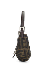 Fendi,  Brown Zucca Canvas Croissant Mini, Brown
