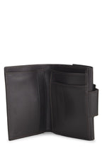 Fendi,  Brown Zucchino Canvas Compact Wallet, Brown