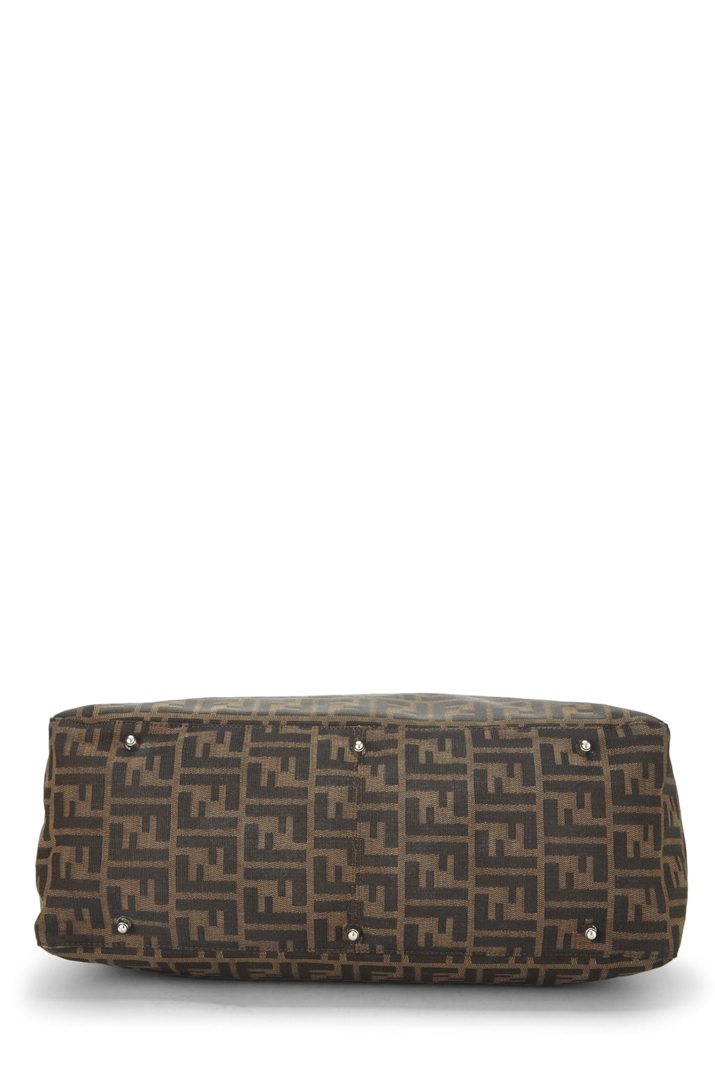 Fendi,  Brown Zucca Canvas Handbag Large, Brown