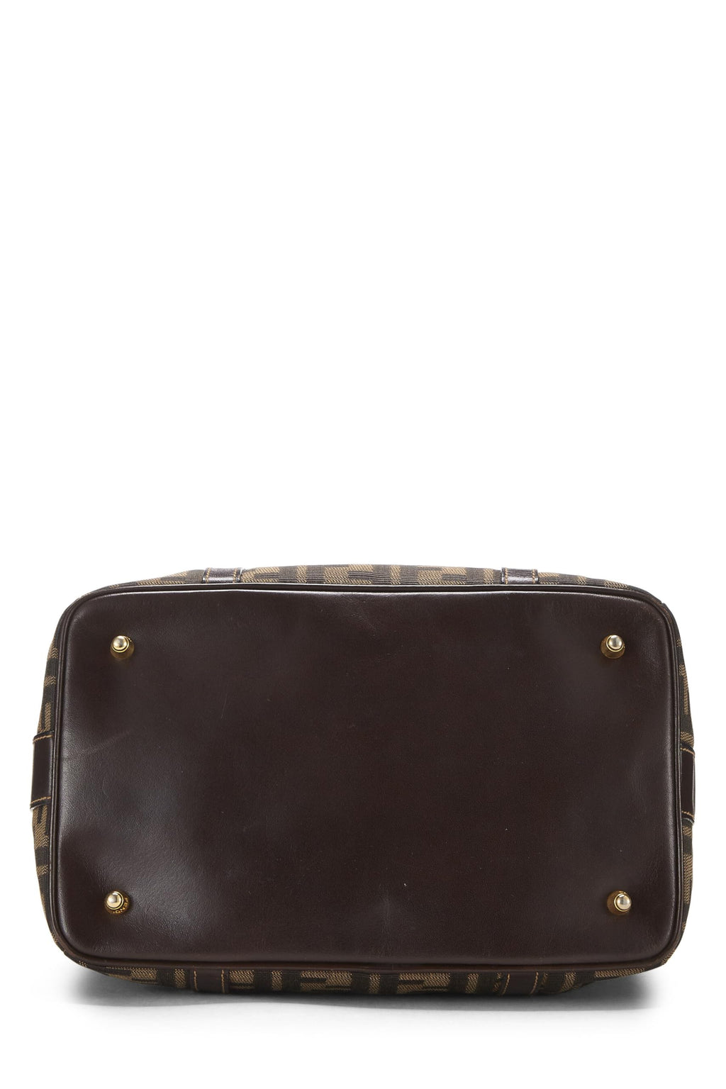 Fendi,  Brown Zucca Canvas Convertible Handbag Small, Brown