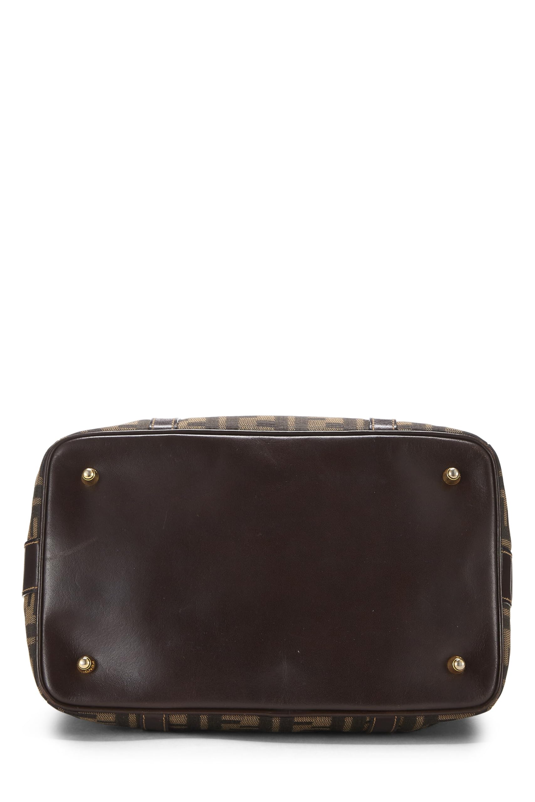 Fendi,  Brown Zucca Canvas Convertible Handbag Small, Brown