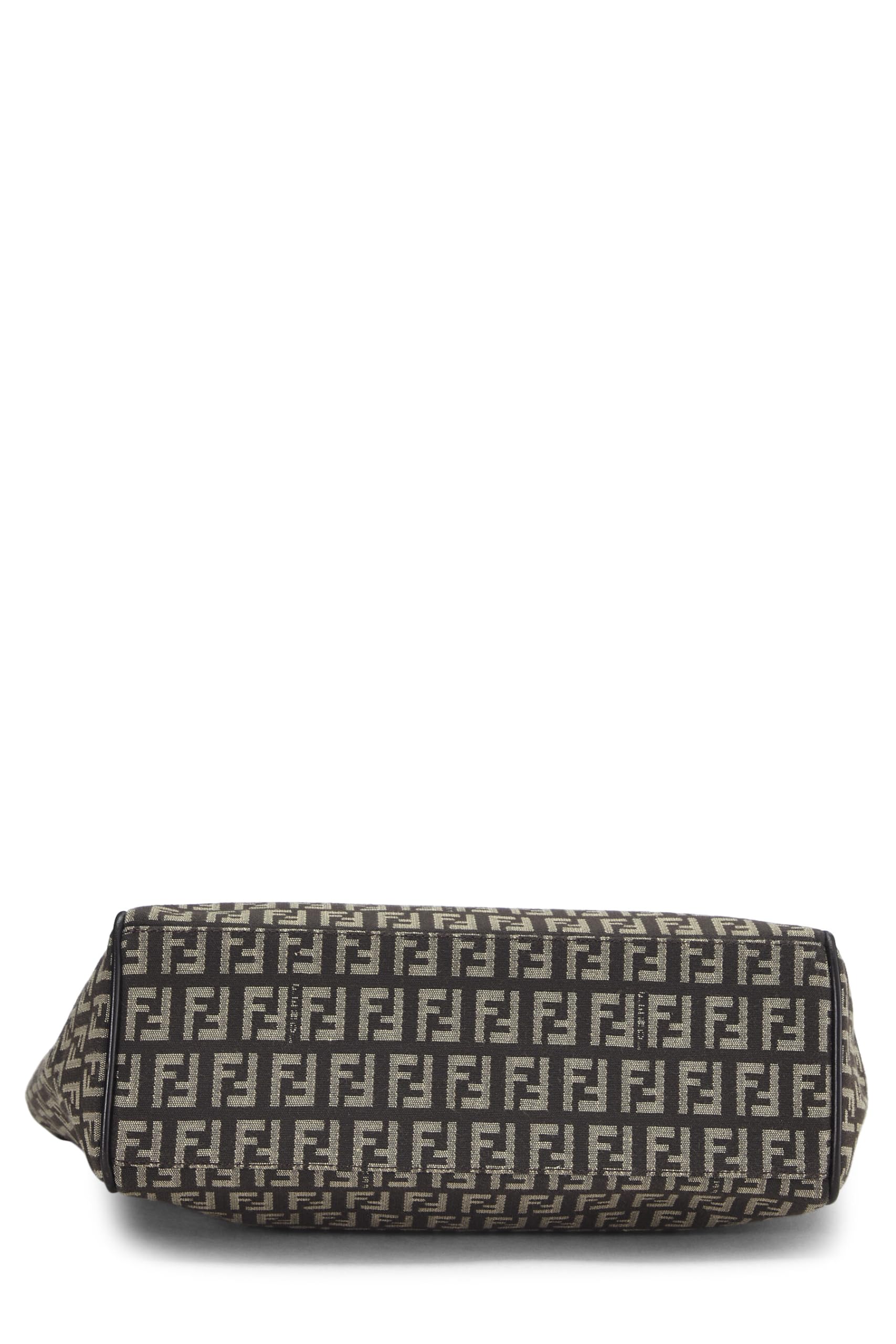 Fendi,  Brown Zucchino Canvas Tote, Brown