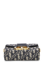 Dior,  Navy Oblique Jacquard 30 Montaigne Box Bag, Navy