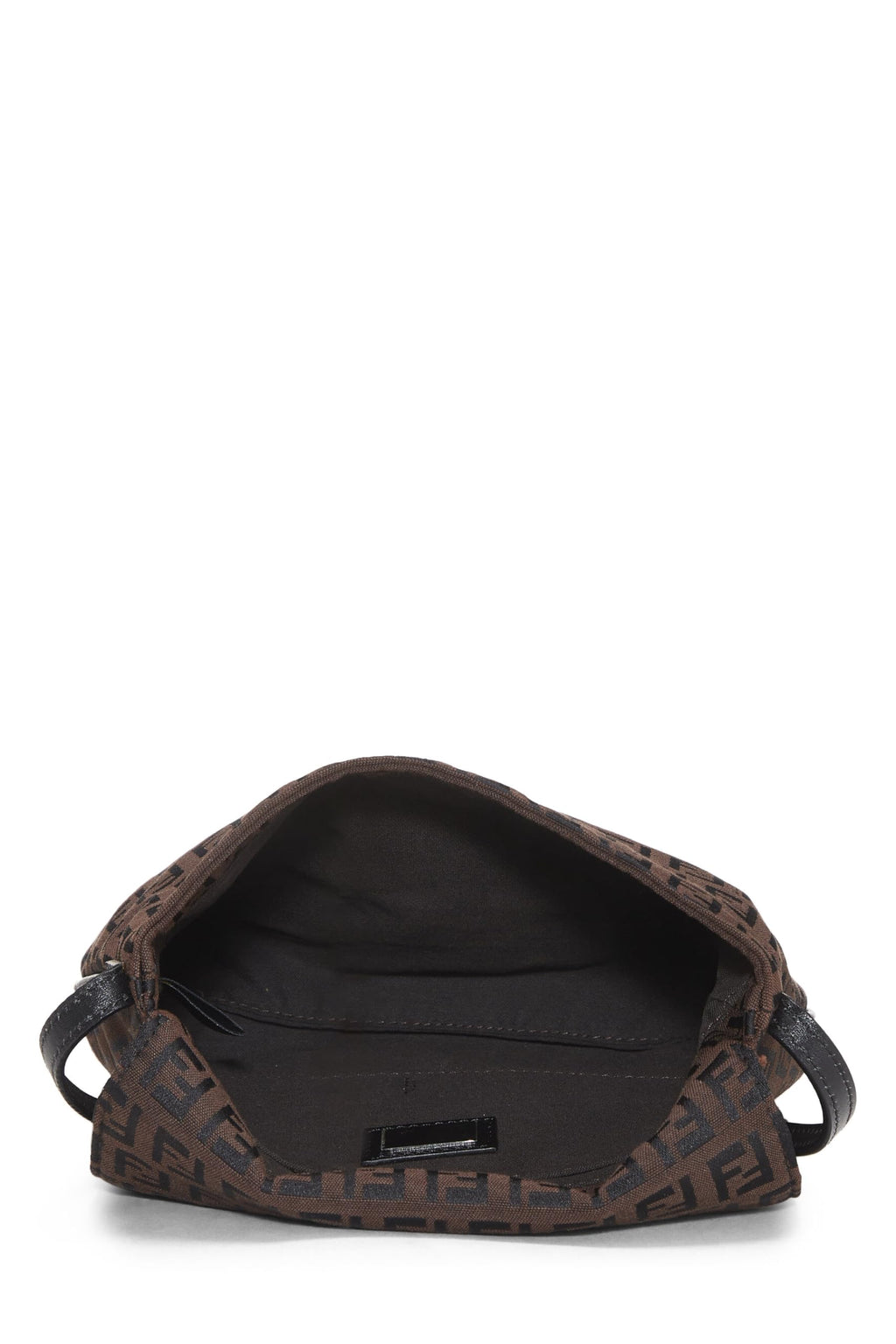 Fendi,  Brown Zucchino Canvas Tube Messenger Small, Brown