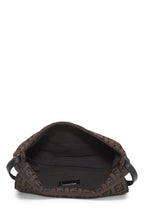 Fendi,  Brown Zucchino Canvas Tube Messenger Small, Brown