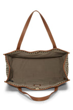 Fendi,  Brown Zucchino Canvas Tote Medium, Brown