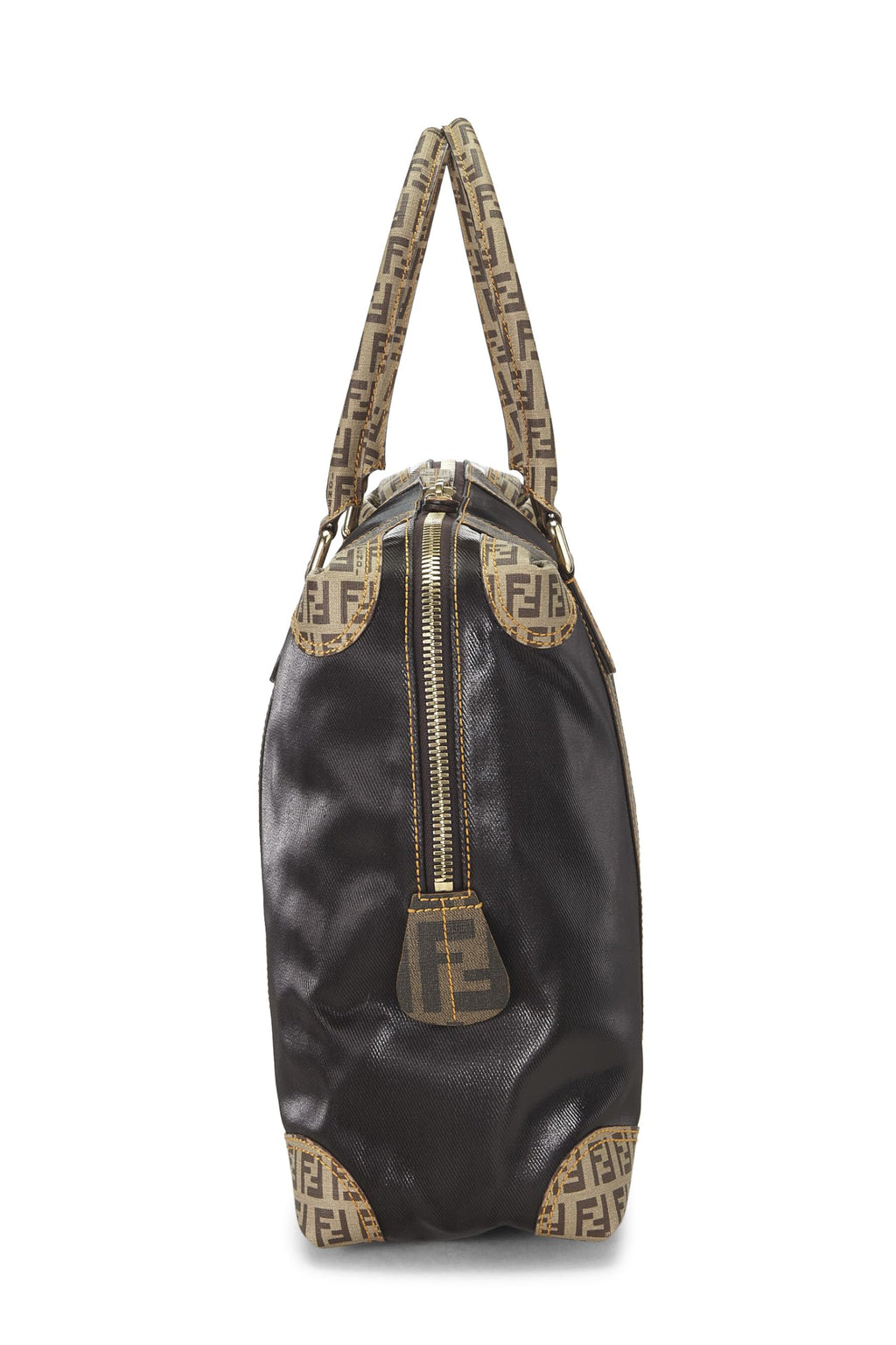 Fendi,  Black Zucca Nylon Tote Large, Black