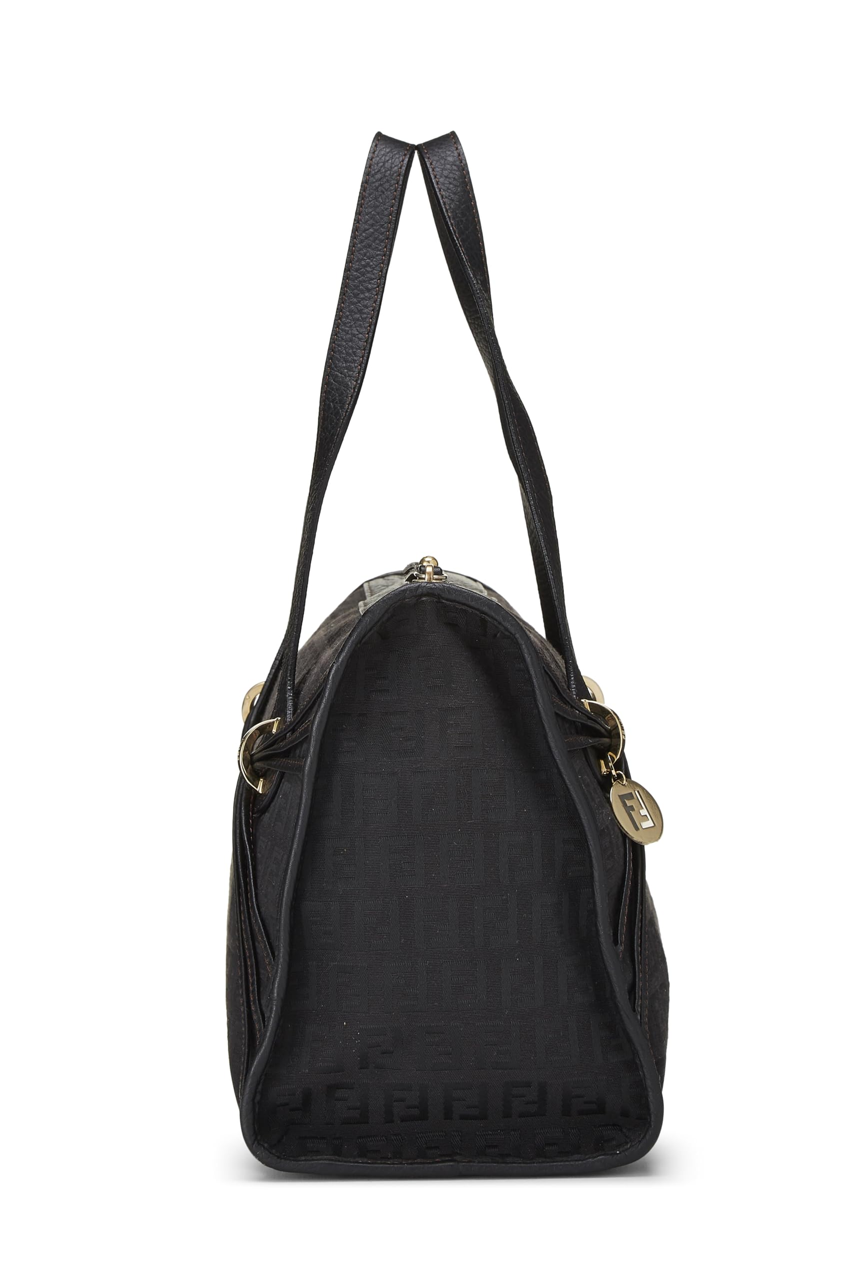 Fendi,  Black Zucchino Tote Small, Black