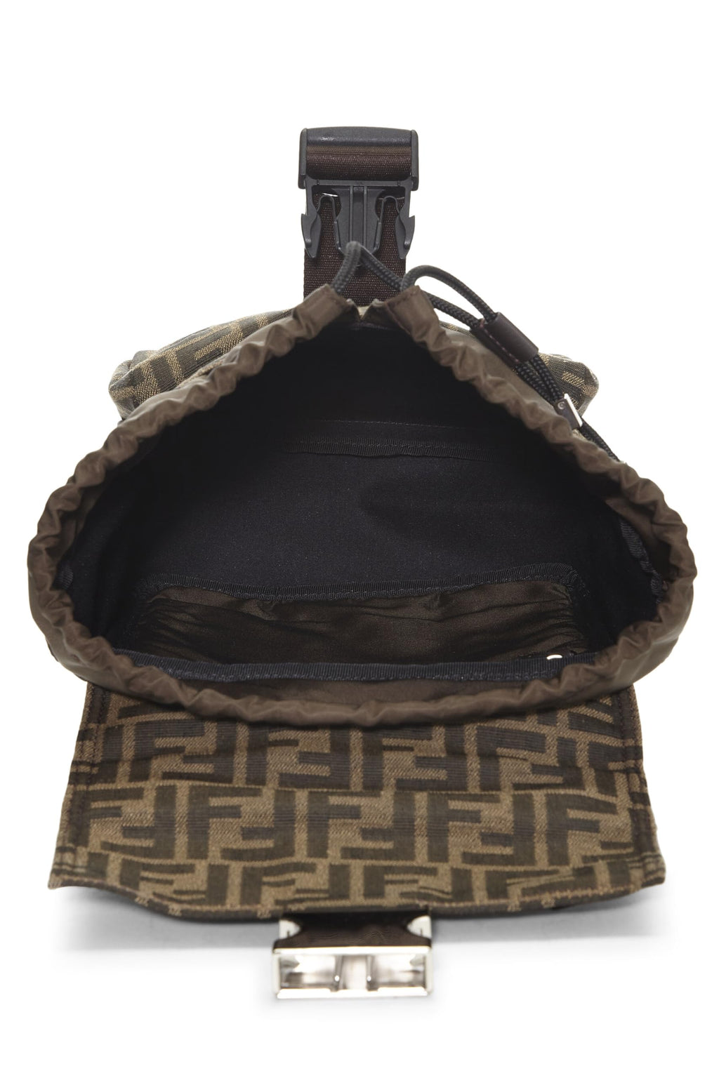 Fendi,  Brown Zucca Fendiness Backpack Small, Brown
