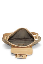 Fendi,  Beige Nylon Zucchino Shoulder Bag, Beige