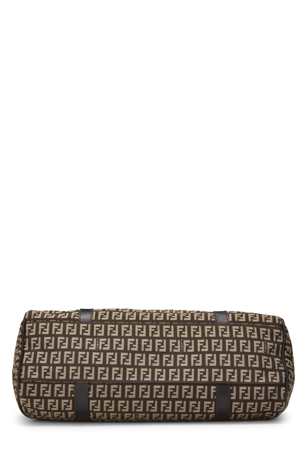 Fendi,  Brown Zucchino Canvas Tote, Brown