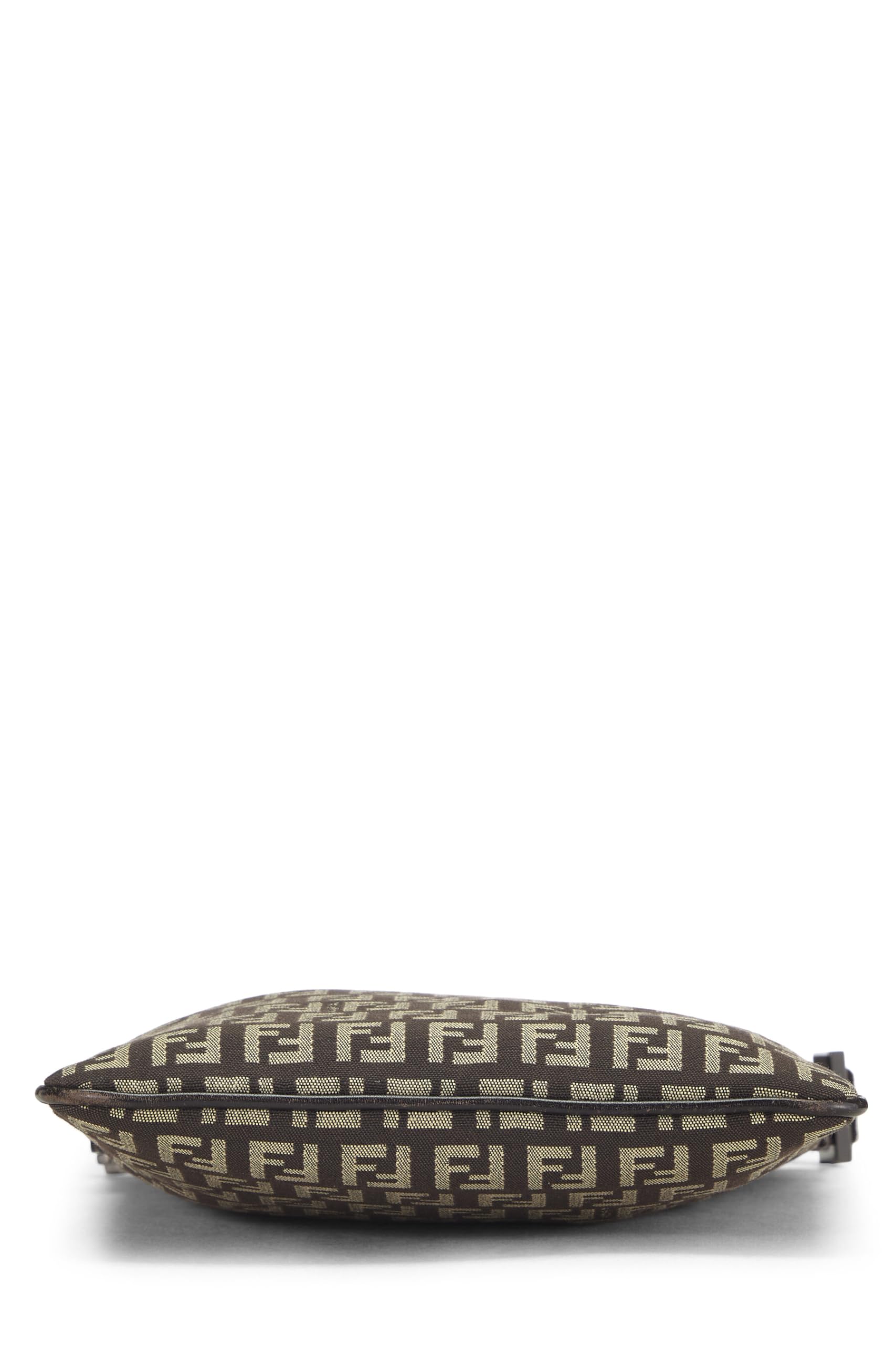 Fendi,  Brown Zucchino Canvas Crossbody, Brown
