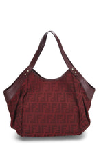 Fendi,  Red Zucca Canvas Chef Pocket Tote Small, Red