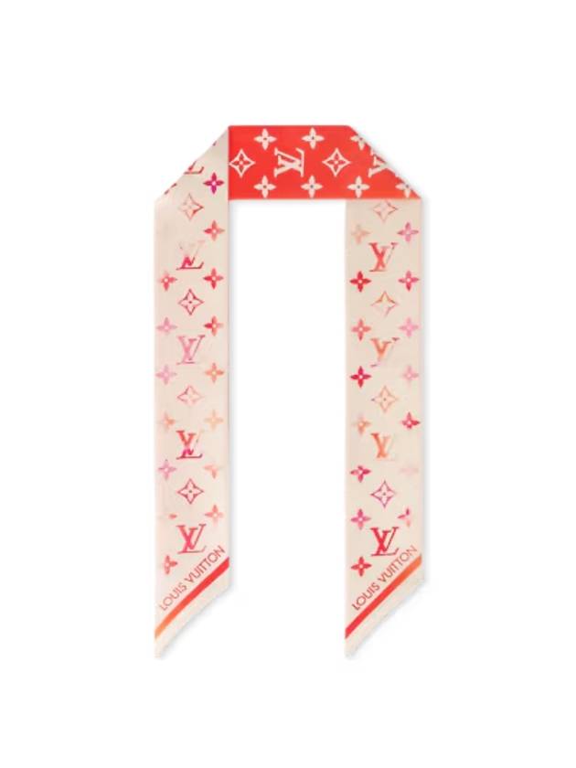 Toile de Jouy Sauvage Mitzah Silk Twill Scarf White Coral Dior