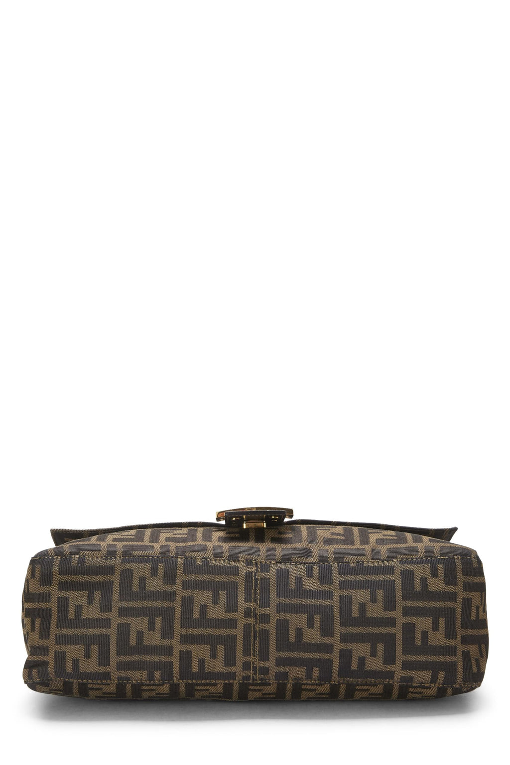 Fendi,  Brown Zucca Canvas Shoulder Bag Large, Brown
