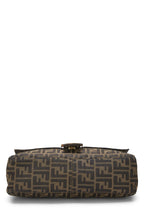 Fendi,  Brown Zucca Canvas Shoulder Bag Large, Brown
