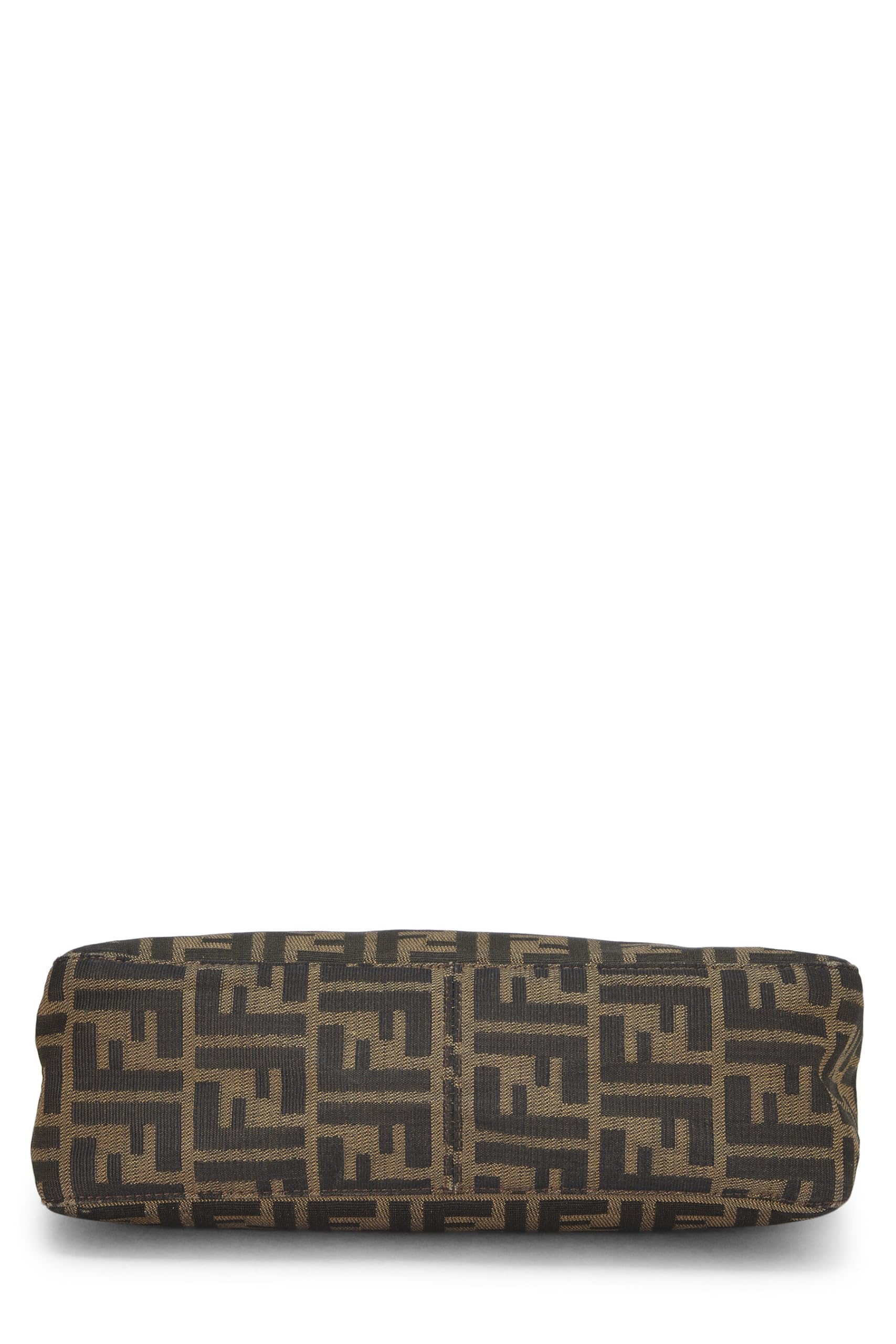 Fendi,  Brown Zucca Canvas Shoulder Bag, Brown