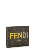 Fendi,  Yellow Zucca Coated Canvas Wallet, Yellow