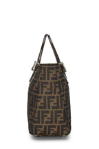 Fendi,  Brown Zucca Canvas Handbag, Brown
