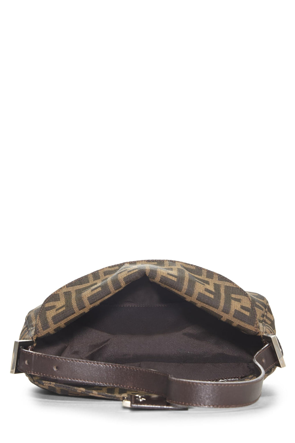 Fendi,  Brown Zucca Canvas Shoulder Bag, Brown