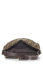 Fendi,  Brown Zucca Canvas Shoulder Bag, Brown